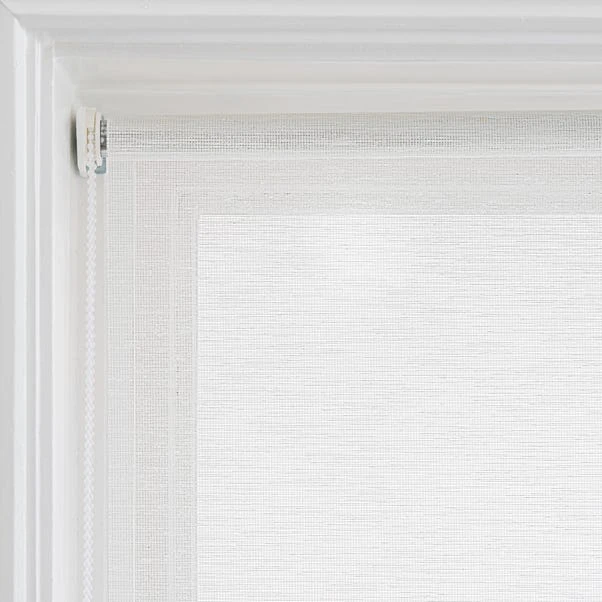 Dunelm Pollen Reducing White Sheer Roller Blind - Image 5