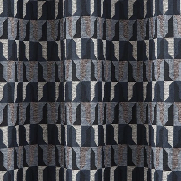 Dunelm Regent Navy Eyelet Curtains - Image 3