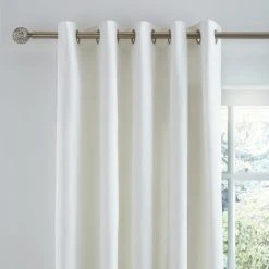 Dunelm Wynter White Thermal Eyelet Curtains