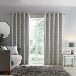 Dunelm Molly White Eyelet Curtains
