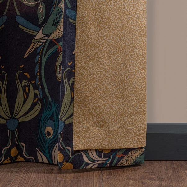 Dunelm Havisham Navy Eyelet Curtains - Image 6