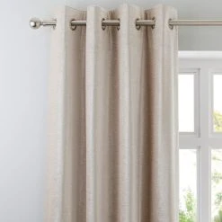 Dunelm Dorma Lymington Cream Eyelet Curtains