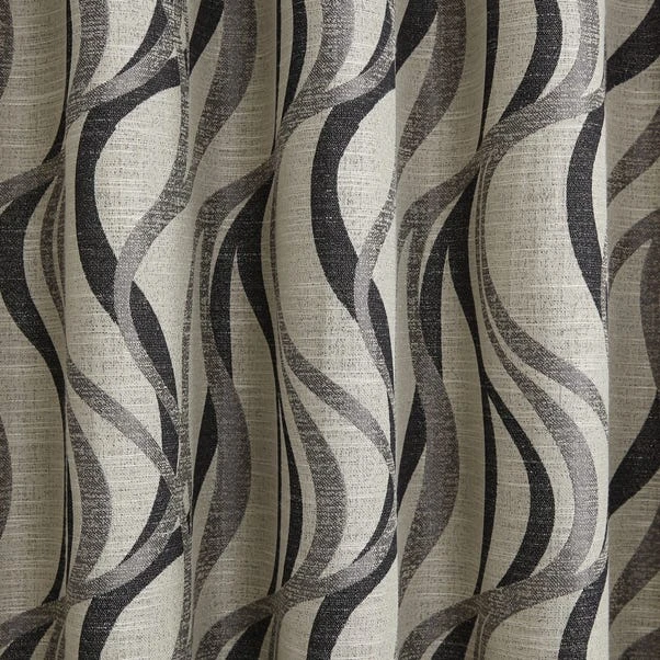 Dunelm Mirage Charcoal Eyelet Curtains - Image 3