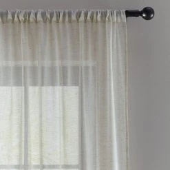 Dunelm Marley Natural Slot Top Voile Panel