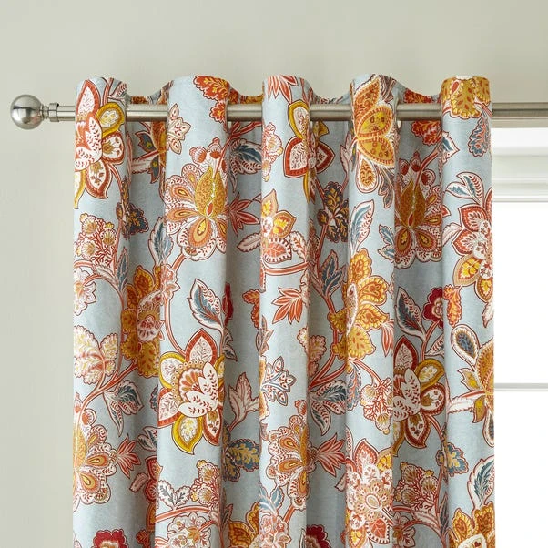 Dorma Samira 100% Cotton Eyelet Curtains