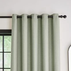 Dunelm Bondi Sage Eyelet Curtains