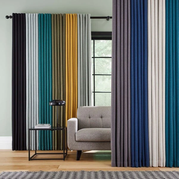 Dunelm Bondi Sage Eyelet Curtains - Image 4