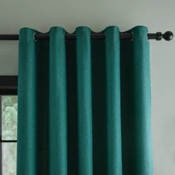 Dunelm Bondi Emerald Eyelet Curtains