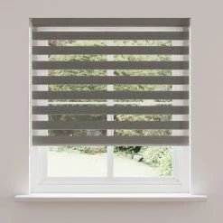 Dunelm Day And Night Grey Daylight Roller Blind
