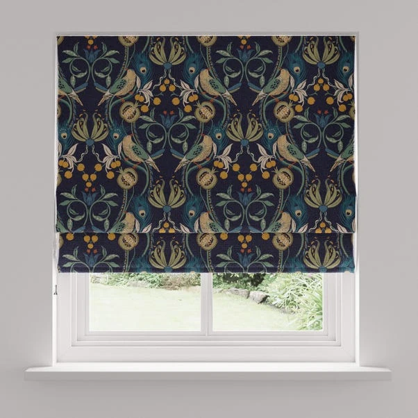 Dunelm Havisham Navy Blackout Roman Blind - Image 2