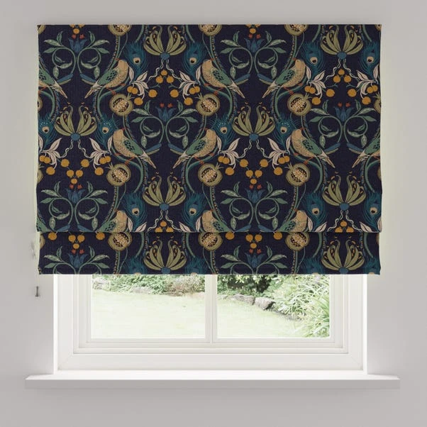 Dunelm Havisham Navy Blackout Roman Blind - Image 3
