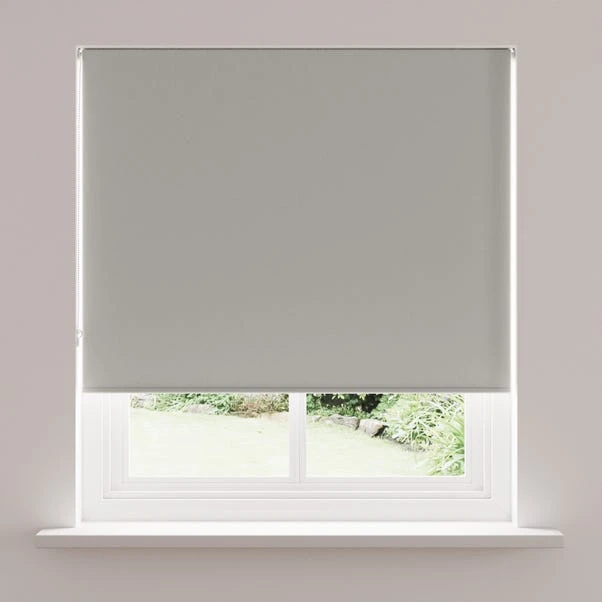 Dunelm Silver Blackout Roller Blind