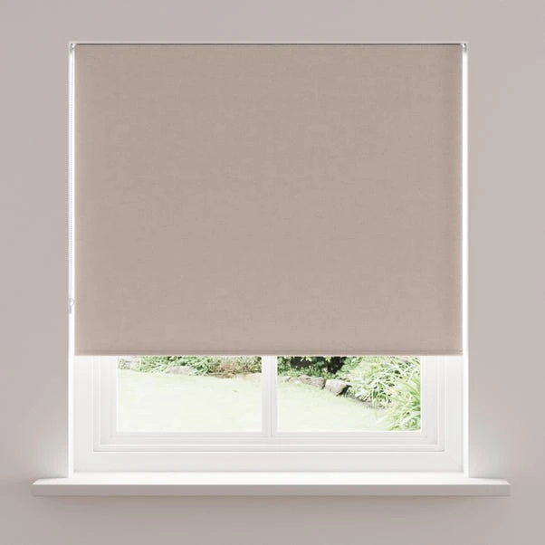 Dunelm Luna Pebble Blackout Roller Blind