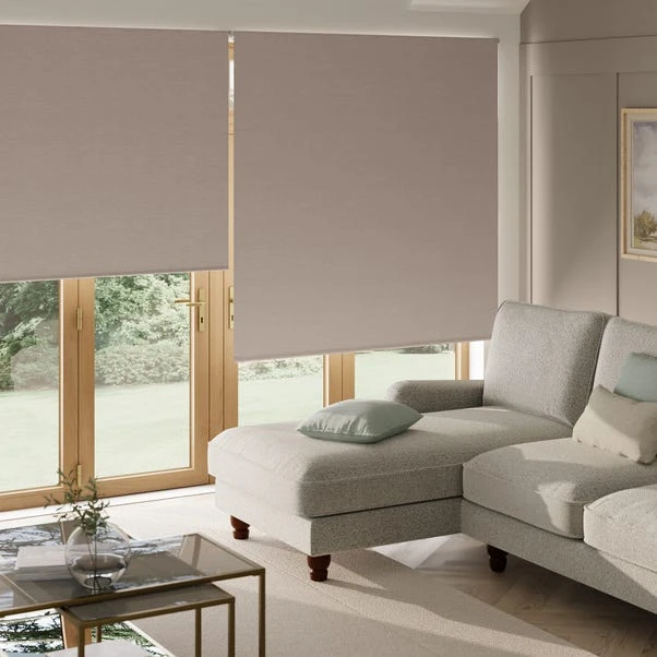 Dunelm Luna Pebble Blackout Roller Blind - Image 2