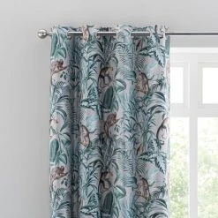 Luxury Collection Jungle Luxe Natural Eyelet Curtains