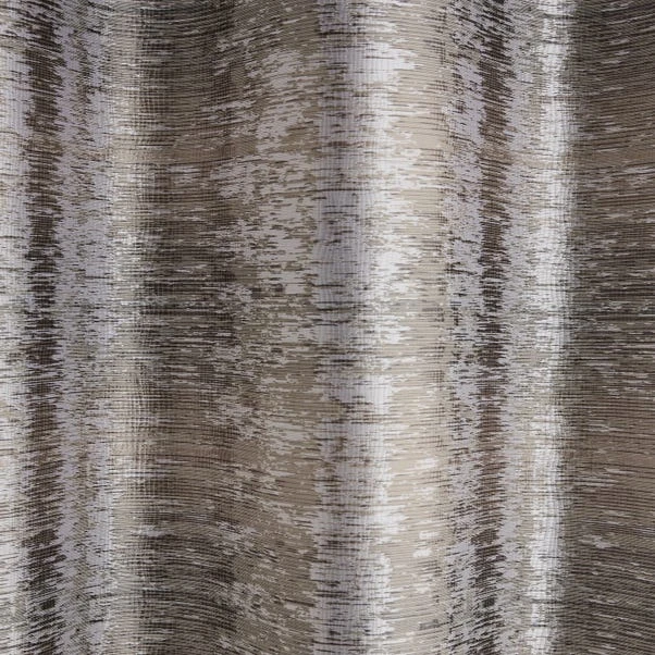 Dunelm Islington Stripe Champagne Eyelet Curtains - Image 3