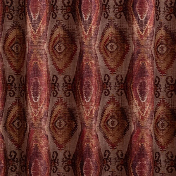 Dunelm Santa Rosa Red Eyelet Curtains - Image 3