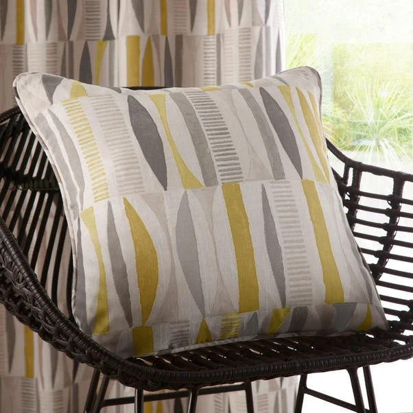 Dunelm Cuba Ochre Eyelet Curtains - Image 4