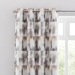 Dunelm Belgravia Silver Eyelet Curtains