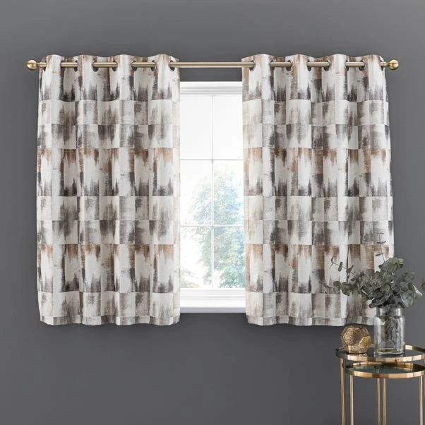 Dunelm Belgravia Silver Eyelet Curtains - Image 5
