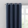 Dunelm Paris Recycled Navy Eyelet Curtains