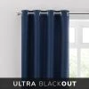 Dunelm Montreal Thermal Blackout Ultra Navy Eyelet Curtains