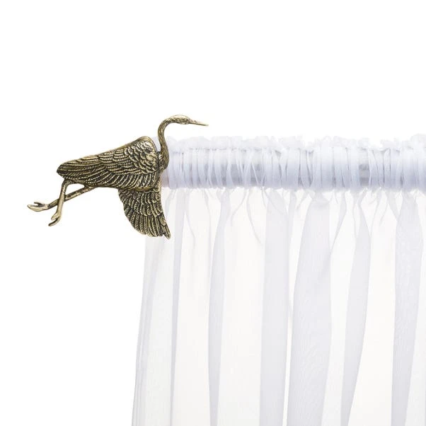 Dunelm Mix And Match Crane 25/28mm Antique Brass Finials Pair - Image 2