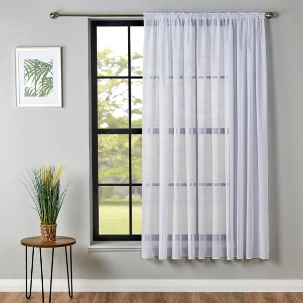 Filigree By The Metre Sequin Voile - Image 2