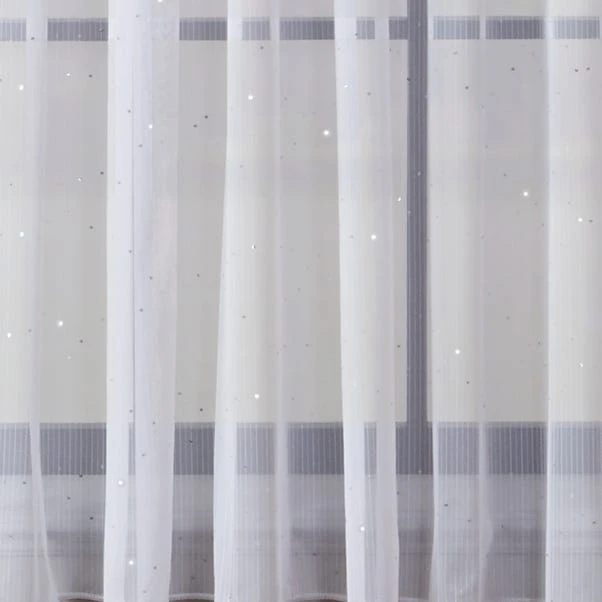 Filigree By The Metre Sequin Voile - Image 3