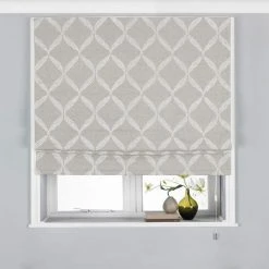 Paoletti Olivia Grey Blackout Roman Blind