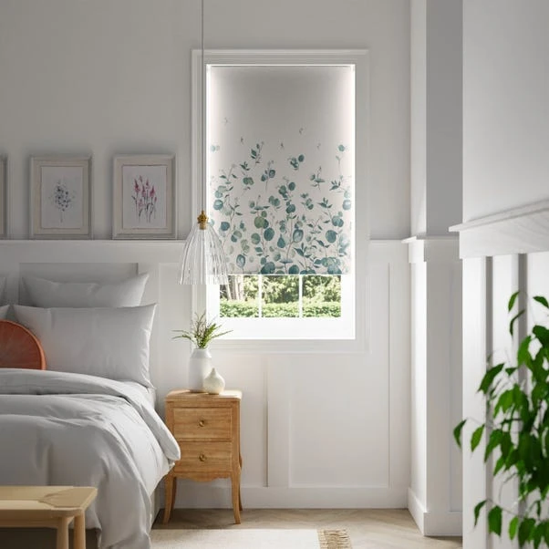 Dunelm Eucalyptus Green Blackout Roller Blind