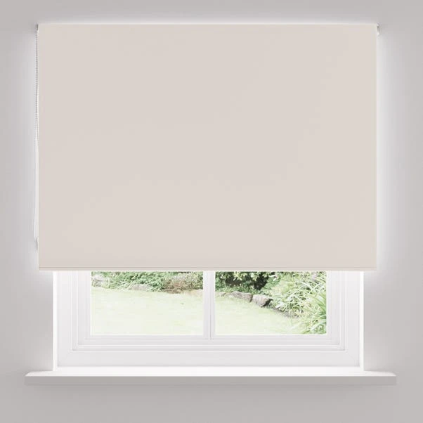 Dunelm Natural Blackout Moisture Resistant Roller Blind - Image 5