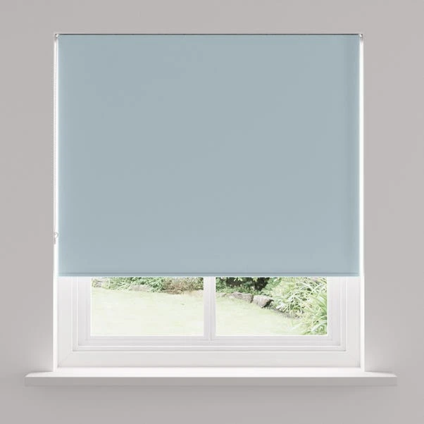 Dunelm Duck Egg Blackout Moisture Resistant Roller Blind - Image 4