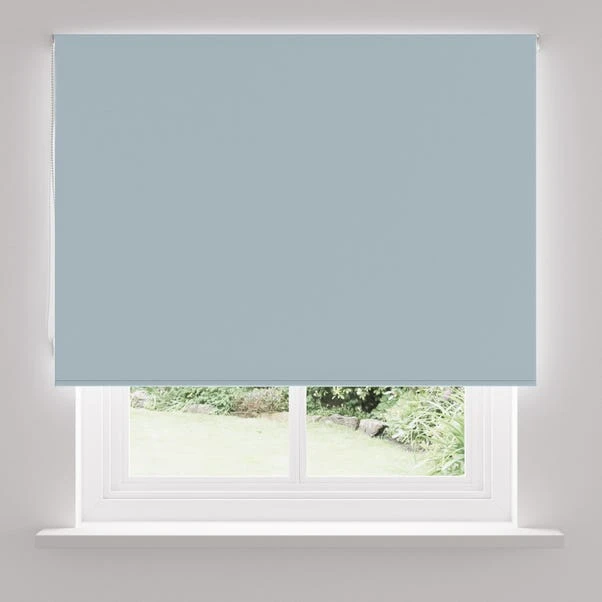 Dunelm Duck Egg Blackout Moisture Resistant Roller Blind - Image 5