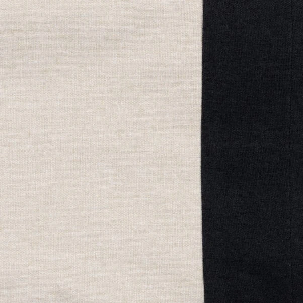 Dunelm Luna Bordered Natural And Black Roman Blind - Image 3