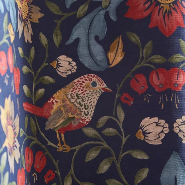 Dunelm Ruskin Navy Eyelet Curtains - Image 3