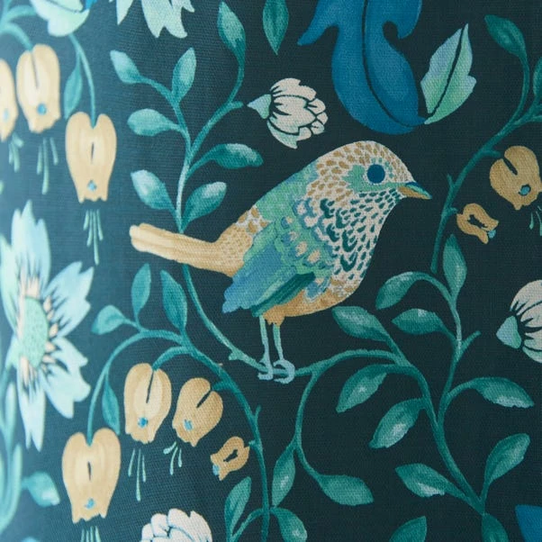 Dunelm Ruskin Bottle Green Eyelet Curtains - Image 3