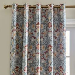 Dunelm Ruskin Duck Egg Eyelet Curtains