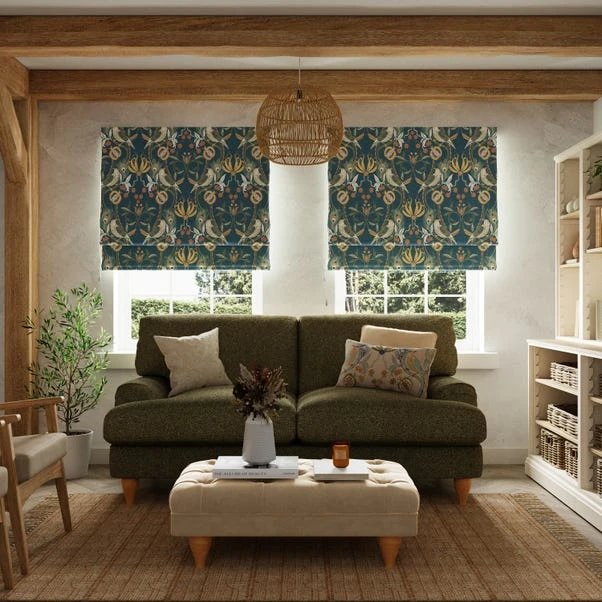 Dunelm Havisham Bottle Green Blackout Roman Blind - Image 2