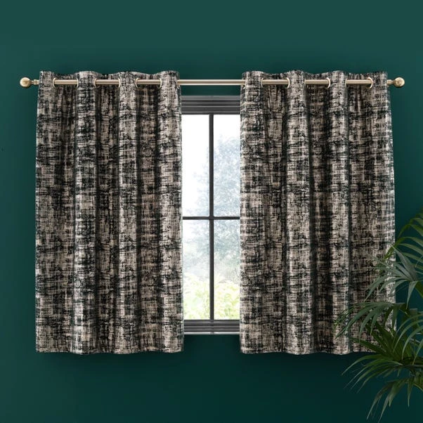 Dunelm Romano Emerald Velour Eyelet Curtains - Image 5