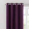 Dunelm Luna Brushed Aubergine Blackout Eyelet Curtains
