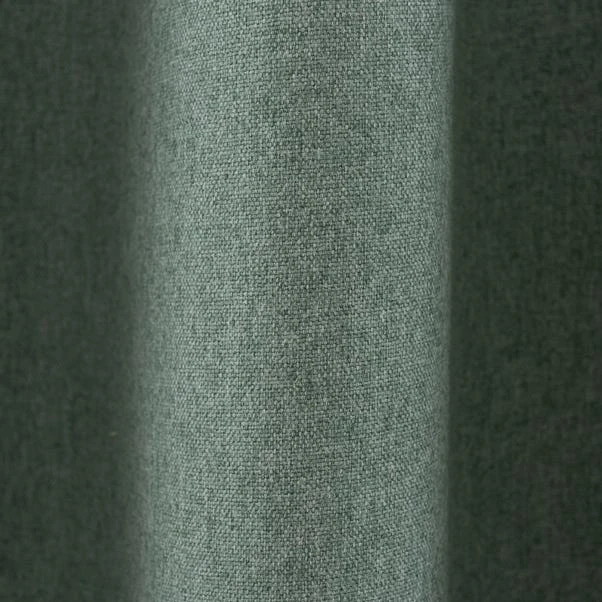 Dunelm Luna Brushed Lilypad Blackout Eyelet Curtains - Image 3