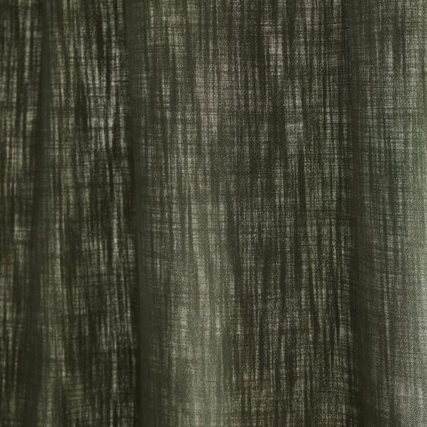 Dunelm Arthur Recycled Olive Slot Top Single Voile Panel - Image 3