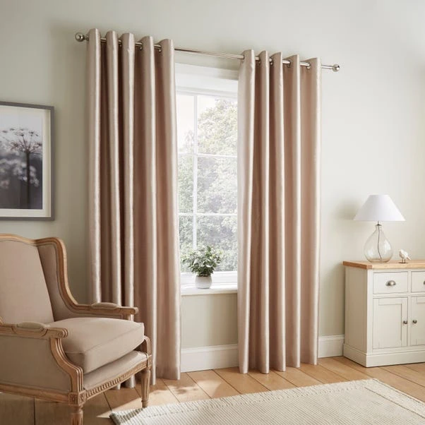 Montana Natural Eyelet Curtains - Image 2