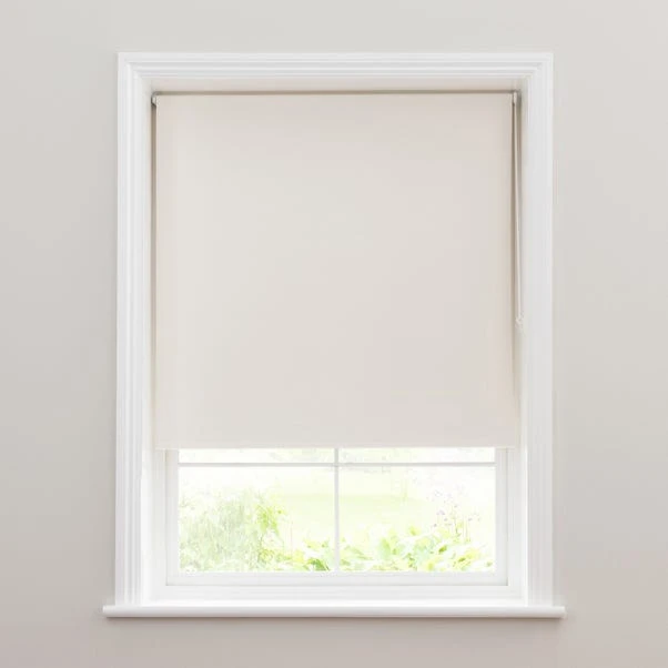 Dunelm Natural Blackout Easy-Stick Roller Blind - Image 2