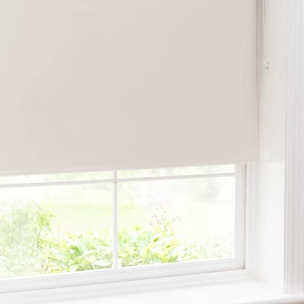 Dunelm Natural Blackout Easy-Stick Roller Blind - Image 3