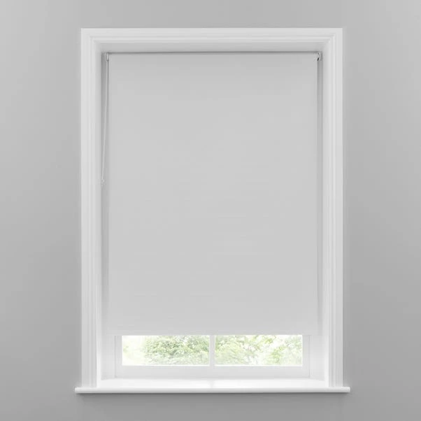 Dunelm White Blackout Easy-Stick Roller Blind - Image 2