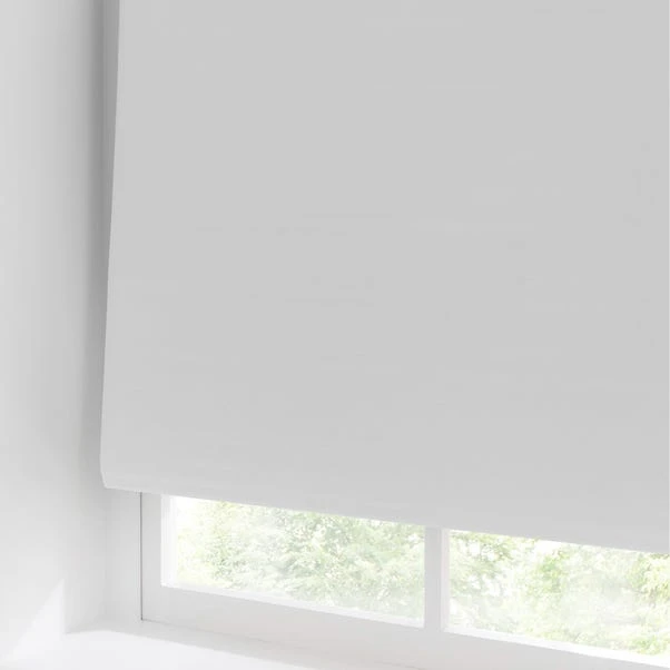 Dunelm White Blackout Easy-Stick Roller Blind - Image 3