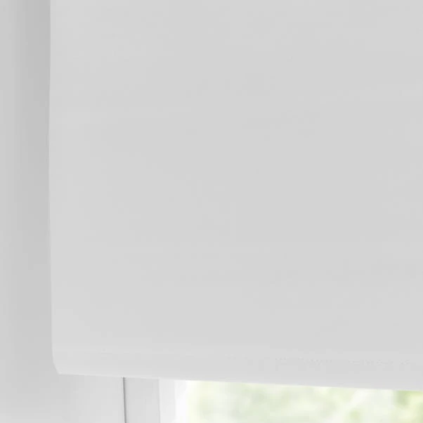 Dunelm White Blackout Easy-Stick Roller Blind - Image 5