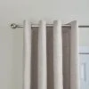 Dunelm Ensley Chenille Sandstone Eyelet Door Curtain
